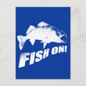 Fische auf Walkeye Postkarte (Vorderseite)