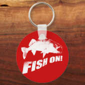 Fische auf Walkeye Schlüsselanhänger (Vorderseite)