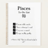 Fische - Aufgabenliste Planer (Vorderseite)