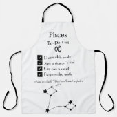 Fische - Aufgabenliste Schürze (Vorderseite)