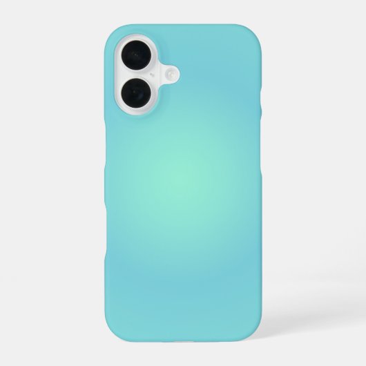 Fische Aura Gradient Sternzeichen, Grüner Gradient iPhone 16 Hülle (Rückseite)