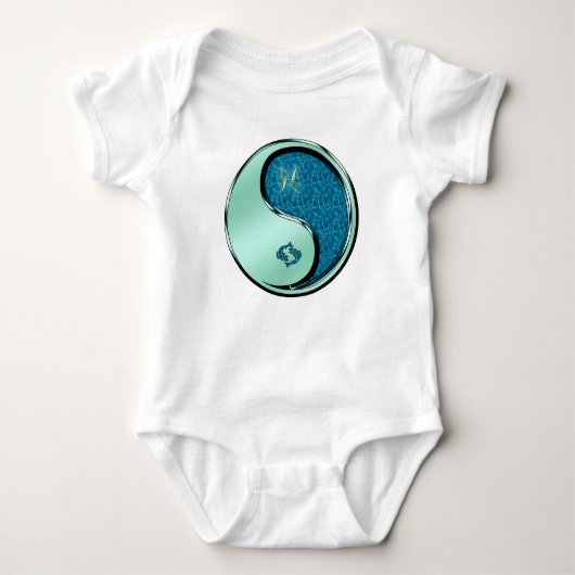 Fische Baby Strampler (Vorderseite)