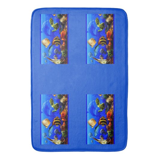 Fische Badematte (Vorderseite Vertikal)