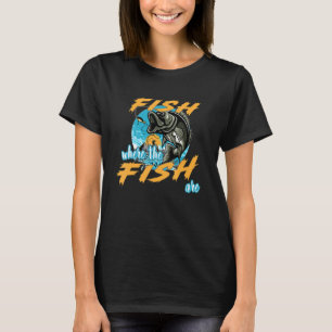 Fische, bei denen Angel gefangen wird 1 T-Shirt