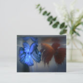 Fische bekämpfen postkarte (Stehend Vorderseite)