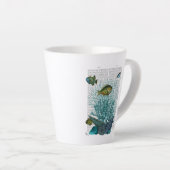Fische, Blaue Muscheln und Korallen Milchtasse (Rechte Ecke)