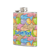 Fische Cartoon-Hip-Flask Flachmann (Links)