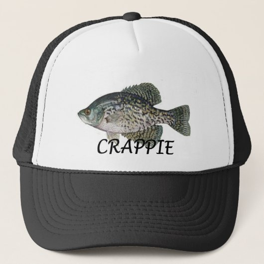 Fische Crappie Truckerkappe (Vorderseite)