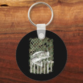 Fische der amerikanischen Camouflage B (auf KG) fü Schlüsselanhänger (Vorderseite)