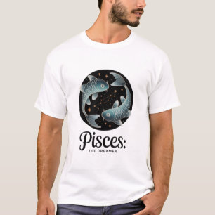 Fische Der Träumer Zodiac Sternbild Ästhetik T-Shirt