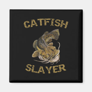 Fische, die in der Fischerei auf Katfische fischen Magnet