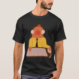 Fische, die von der Arbeit heimgesucht werden T-Shirt