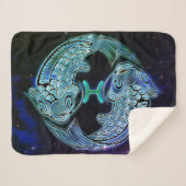 Fische, die zodiakische Decke Sherpadecke (Vorderseite (Horizontal))