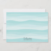 Fische Einladungen zum Geburtstag (Mädchen) mit Bl (Rückseite)