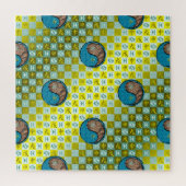 Fische & Erdaffe Puzzle (Vertikal)