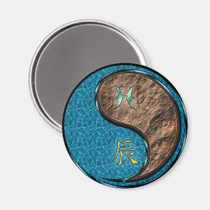 Fische & Erddrache Magnet