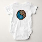 Fische & Erdhahn Baby Strampler (Rückseite)