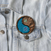 Fische & Erdhahn Button (Beispiel)