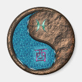 Fische & Erdhahn Magnet (Vorne)