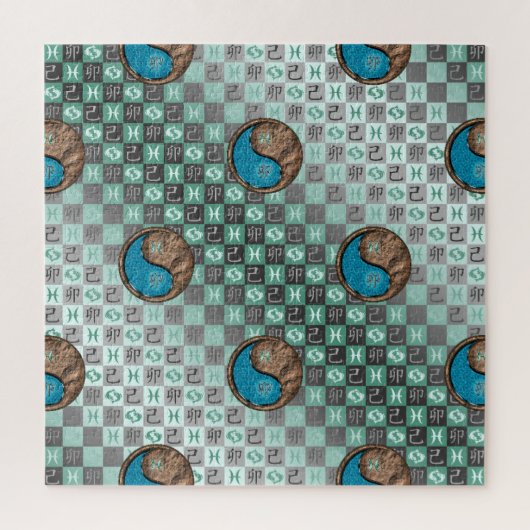 Fische & Erdhase Puzzle (Vertikal)