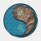 Fische & Erdhund Magnet (Vorne)