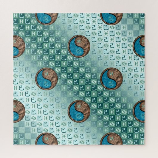 Fische & Erdlange Puzzle (Vertikal)