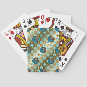Fische & Erdraatte Spielkarten