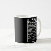 Fische Ernährung Astrologie Kaffeetasse (VorderseiteRechts)