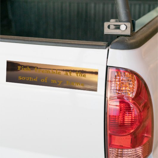 Fische erzittern Autoaufkleber (Auf Lkw)