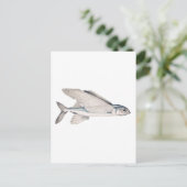 Fische Exocoetidae Postkarte (Stehend Vorderseite)