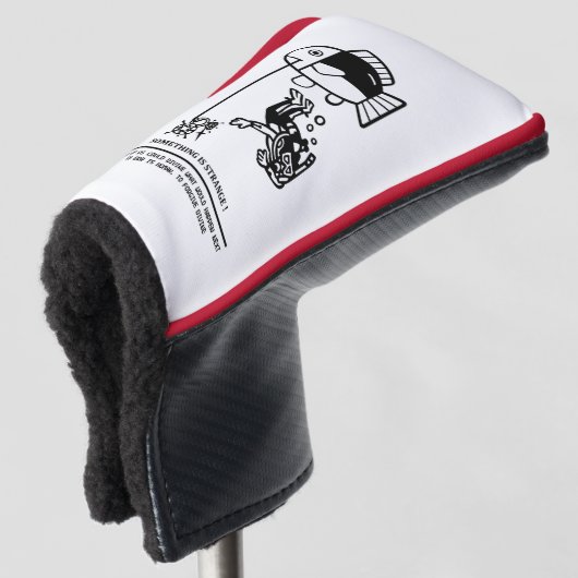 Fische fangen Menschen Golf Headcover (3/4 Vorderseite)
