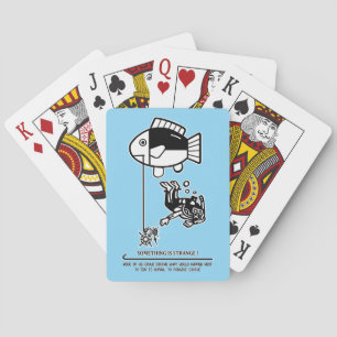 Fische fangen Menschen Spielkarten