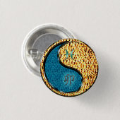 Fische & Feuer Kaninchen Button (Vorne & Hinten)
