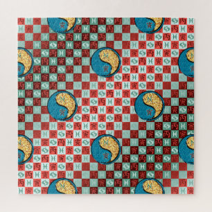 Fische & Feuer Tiger Puzzle