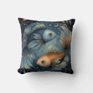 Fische Fische Sternzeichen Astrologie Himmelsgebur Kissen
