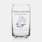 Fische Fischerei Fischer Trinkbehälter kann Glas B (Rückseite)