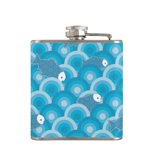 Fische Flachmann (Rückseite)