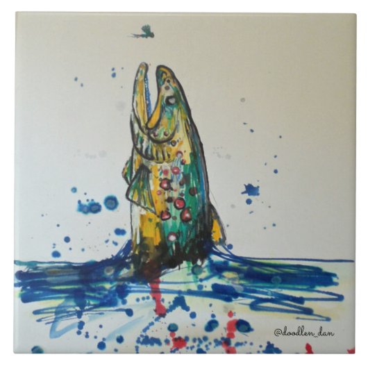 Fische Fliese (Vorderseite)