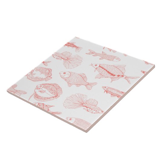 Fische Fliese (Seite)