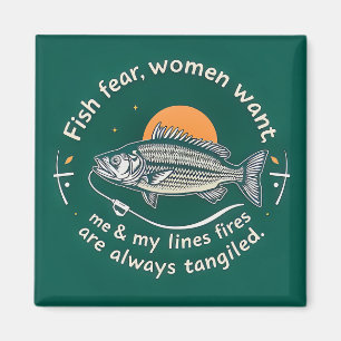 Fische fürchten & Frauen wollen Magnet