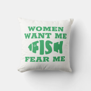 Fische fürchten mich kissen