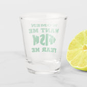 Fische fürchten mich schnapsglas (Rückseite)