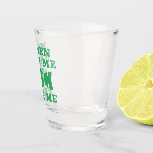 Fische fürchten mich schnapsglas (Rechts)