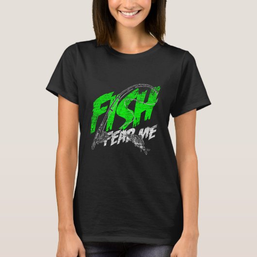 Fische fürchten mich T-Shirt (Vorderseite)