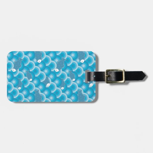 Fische Gepäckanhänger (Vorderseite horizontal)