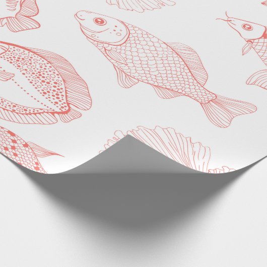 Fische Geschenkpapier (Ecke)