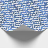 Fische Geschenkpapier (Ecke)