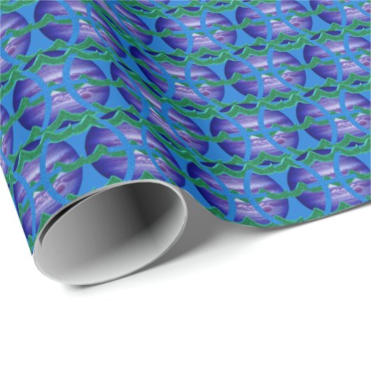 Fische Geschenkpapier (Rolleneckpunkt)