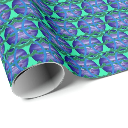 Fische Geschenkpapier (Rolleneckpunkt)