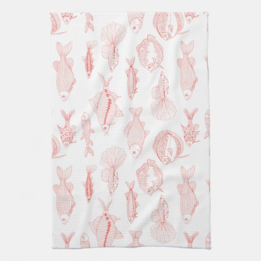 Fische Geschirrtuch (Vertikal)